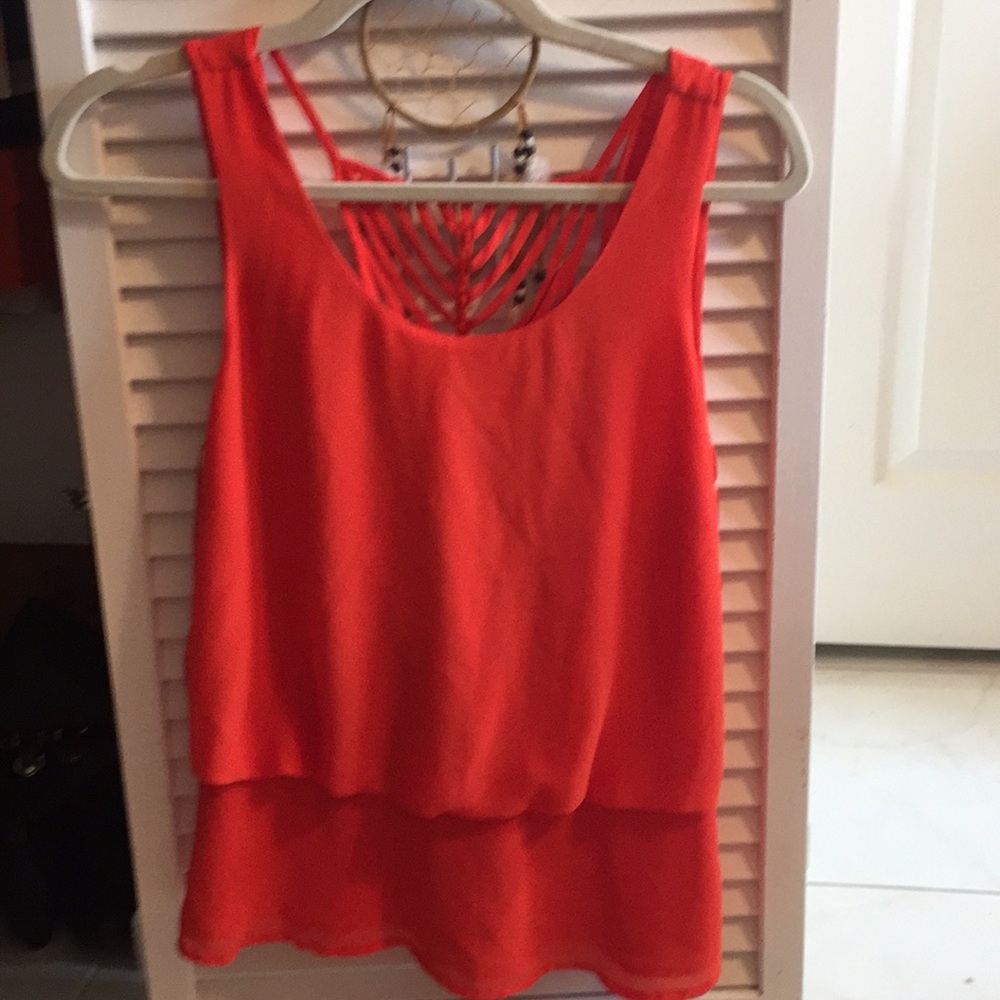 Orange, Naked Zebra blouse
